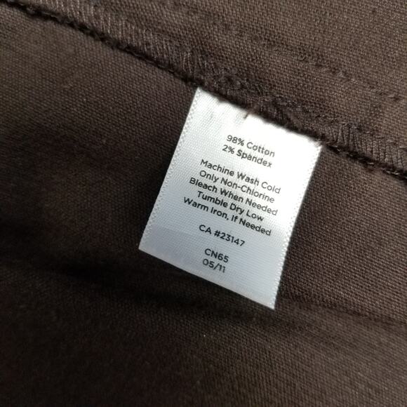 Talbots Dark Brown Button Front Corduroy Jacket Blazer Lined Excellent Size 8 p - Picture 9 of 9